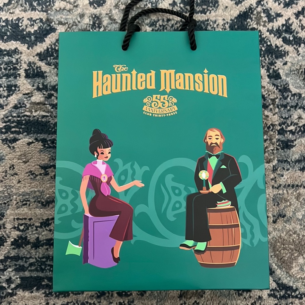 Club 33- The Haunted Mansion 55th Anniversary shopping bag